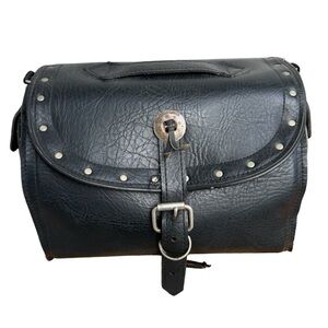 Vtg All American Rider Studded Saddlebag Motorcycle Harley Thrashed As Is